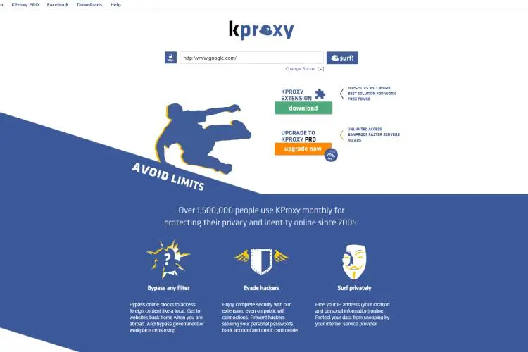 150+ Best Free Web Proxy Server List 2023: Kproxy