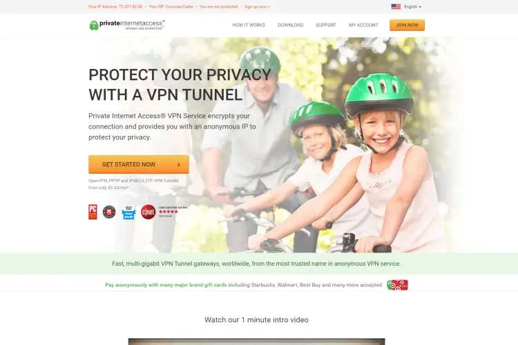 PrivateInternet Access (PIA)