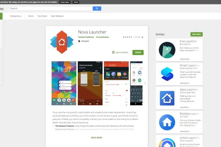 Nova Launcher(free and paid)