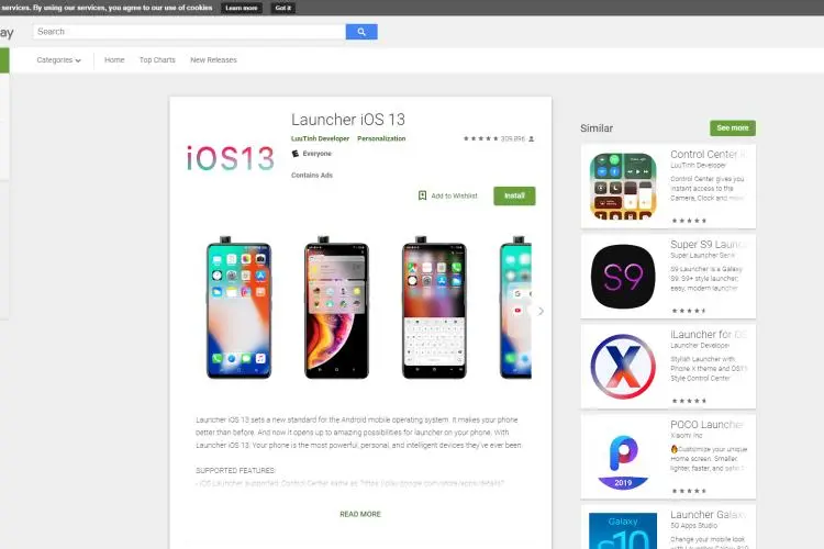 Launcher iOS 13 (free)