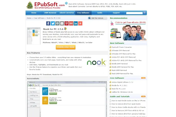 Best Epub Readers for Windows: Nook