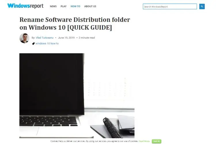 Modify Name of Software Distribution Folder
