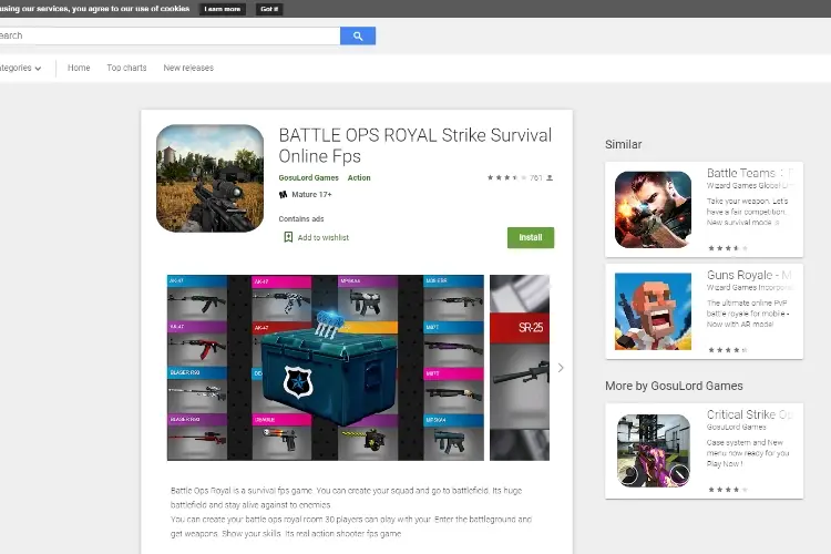 Best Fps Games Like Pubg Mobile For Android And Ios - critical strike roblox valentine skins