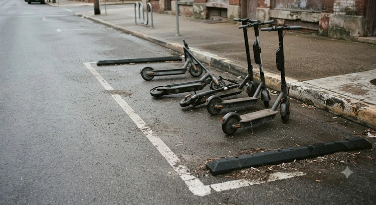 How Cities Decide Where to Put Scooter Parking Corrals